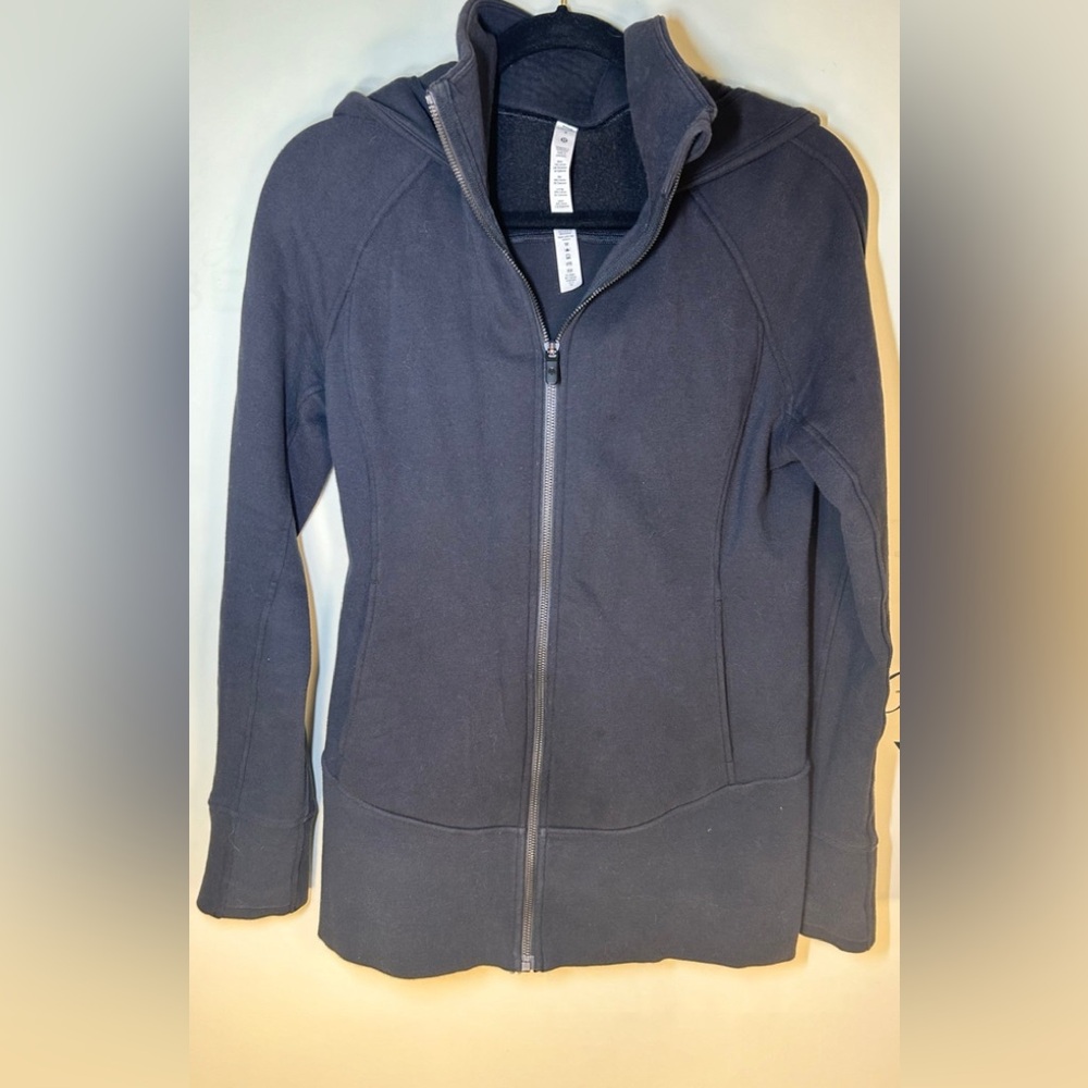 Lululemon Women's Hooded Radiant Jacket Full Zip Black Size 8 339CL066